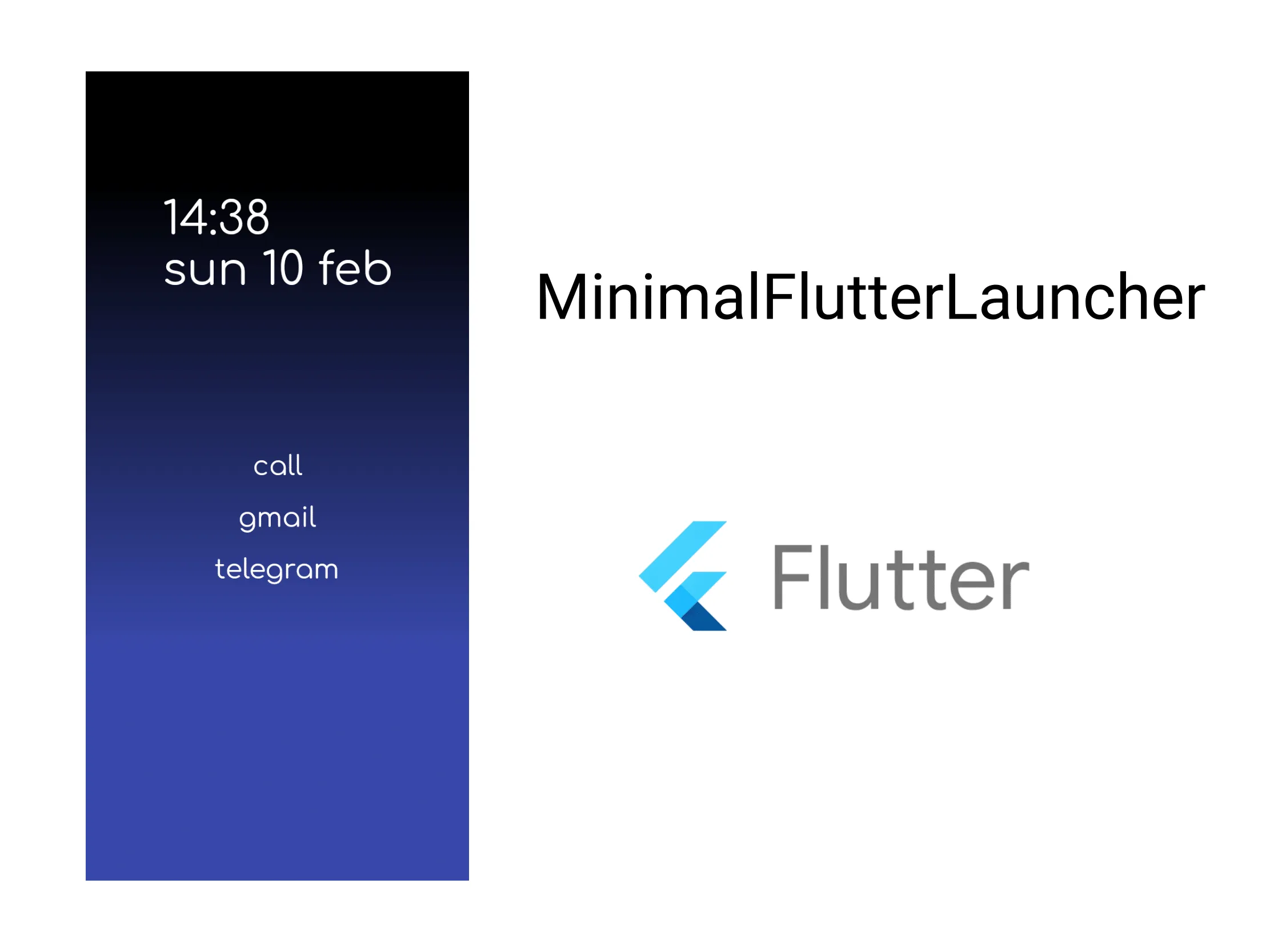 MinimalFlutterLauncher